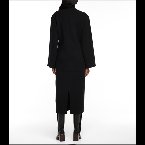 The Row Black Midi Belted Turtleneck Dress - Picture 5 of 16